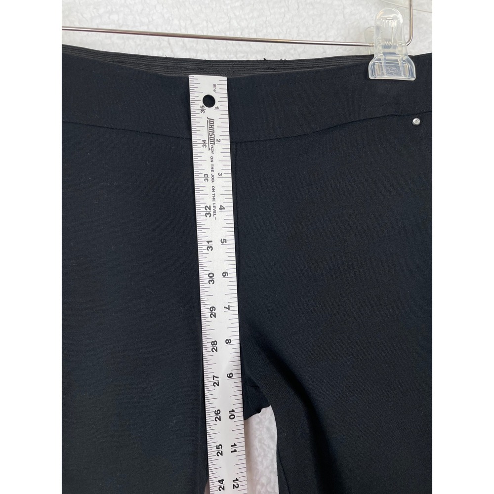 INC International Concepts Womens Black Pull On Straight Zipper Pocket Pants 8 - Picture 8 of 10